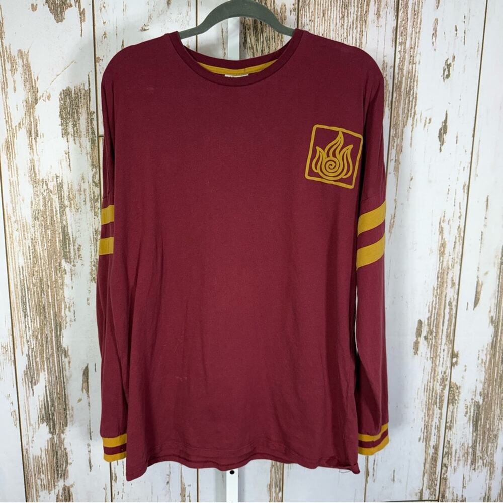Avatar: The Last Airbender Ember Island Hype Jersey. Long Sleeve. Size Small.